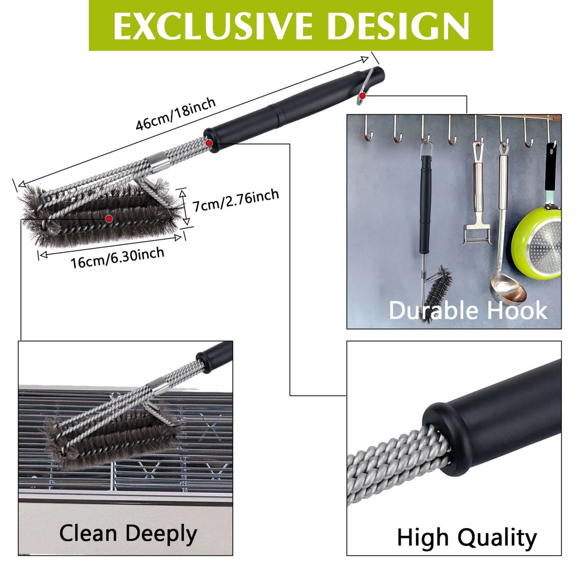 BBQ Grill Cleaning Brush